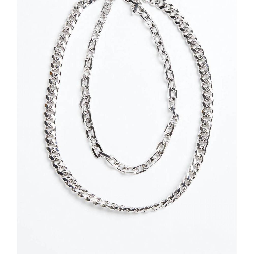 NEW EKLEXIC cash necklace in silver